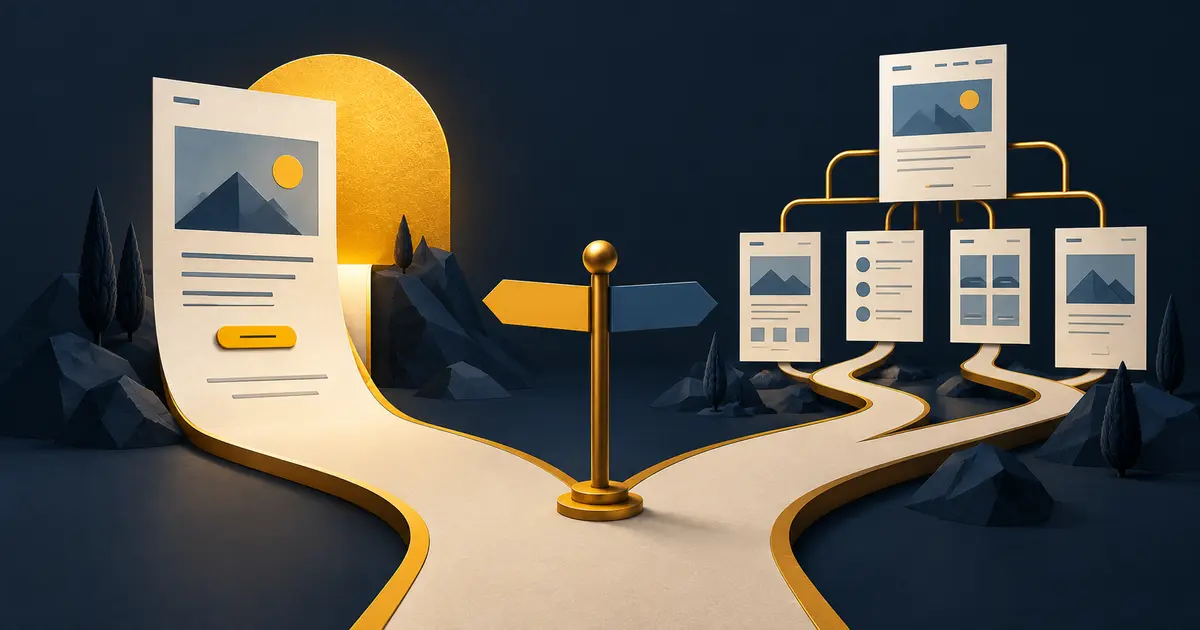 Landing page czy pełna strona internetowa?