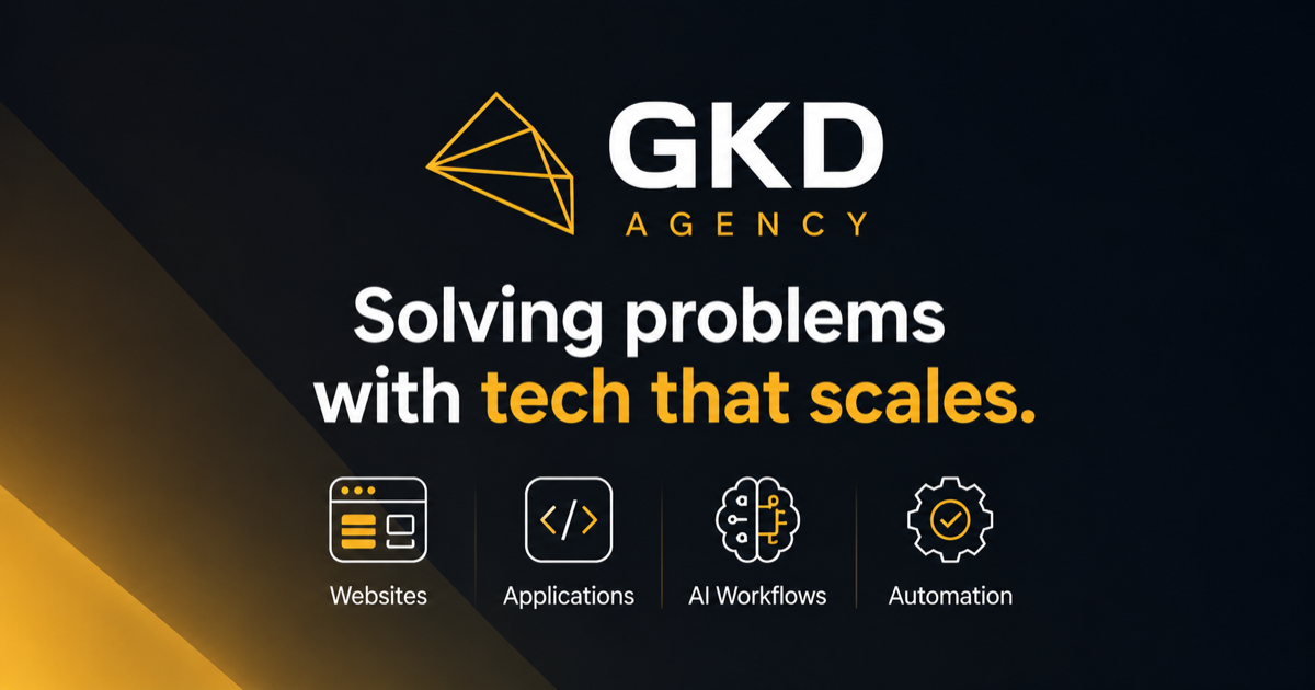 Screenshot of gkd.agency